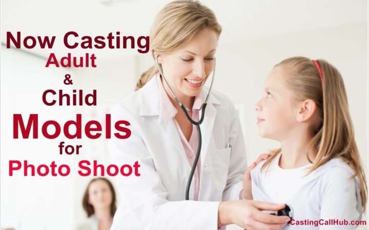Health Photo Shoot Adult and Child Model Auditions